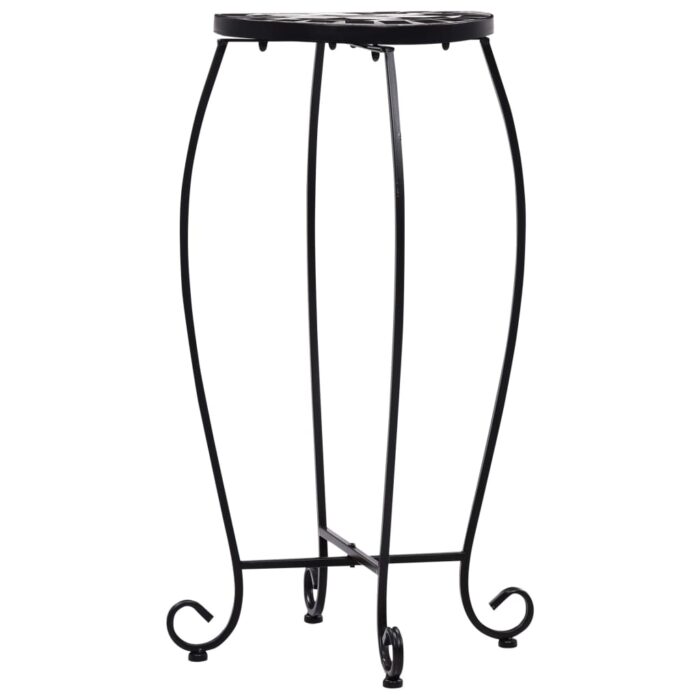 Tables mosaïque 3 pcs noir et blanc Céramique – Image 6