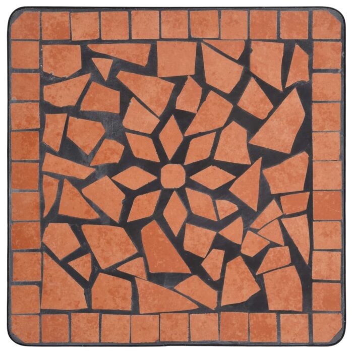 Table de bistro mosaïque Terre cuite Céramique – Image 4