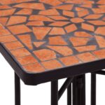 Table de bistro mosaïque Terre cuite Céramique – Image 5