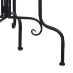 Table de bistro mosaïque bleu et blanc Céramique – Image 5