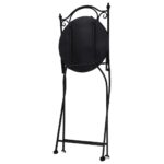 Chaises de bistrot mosaïque 2 pcs Marron Céramique – Image 9