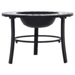 Foyer mosaïque Noir et blanc 68 cm Céramique – Image 3