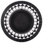 Foyer mosaïque Noir et blanc 68 cm Céramique – Image 5