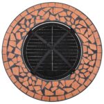 Table de foyer mosaïque Terre cuite 68 cm Céramique – Image 6