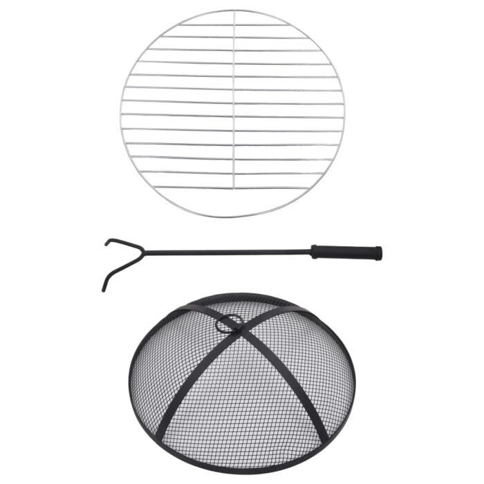 Table de foyer mosaïque Noir et blanc 68 cm Céramique – Image 7