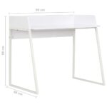 Bureau Blanc 90x60x88 cm – Image 6