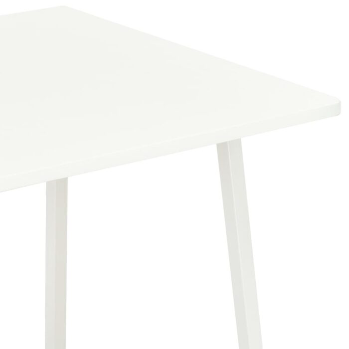 Bureau avec étagère Blanc 102x50x117 cm – Image 5