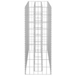 Lit surélevé à gabion Acier galvanisé 90x30x90 cm – Image 3