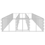 Lit surélevé à gabion Acier galvanisé 180x30x10 cm – Image 2