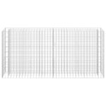 Lit surélevé à gabion Acier galvanisé 180x30x90 cm – Image 2