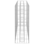 Lit surélevé à gabion Acier galvanisé 180x30x90 cm – Image 3