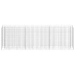 Lit surélevé à gabion Acier galvanisé 270x30x90 cm – Image 2