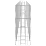 Lit surélevé à gabion Acier galvanisé 450x30x90 cm – Image 3