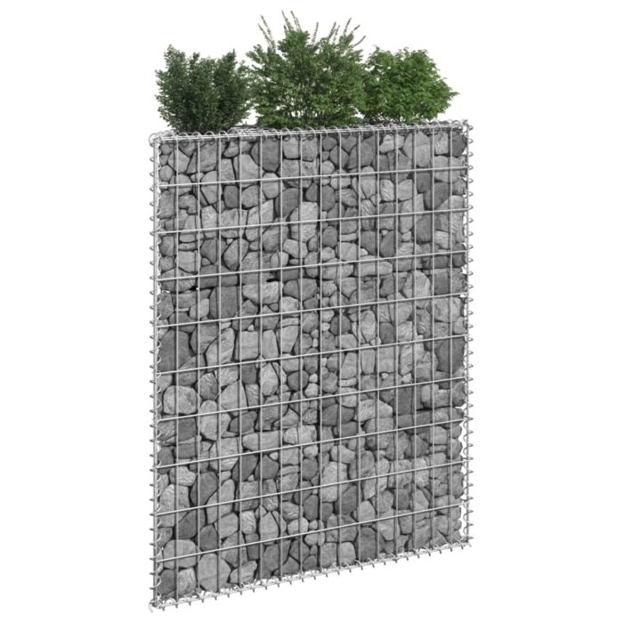 VXL8719883734804_m_en_hd_1.jpg Lit surélevé à gabion en trapèze Acier galvanisé 80x20x100 cm – Image 1