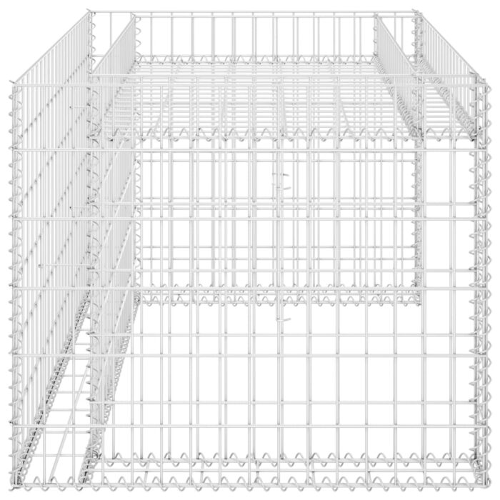 Garage tondeuse à gazon lit surélevé 110x80x60 cm Fil en acier – Image 2