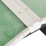 Garage de tondeuse à gazon 72x87x50 cm Gris et blanc Sapin – Image 5