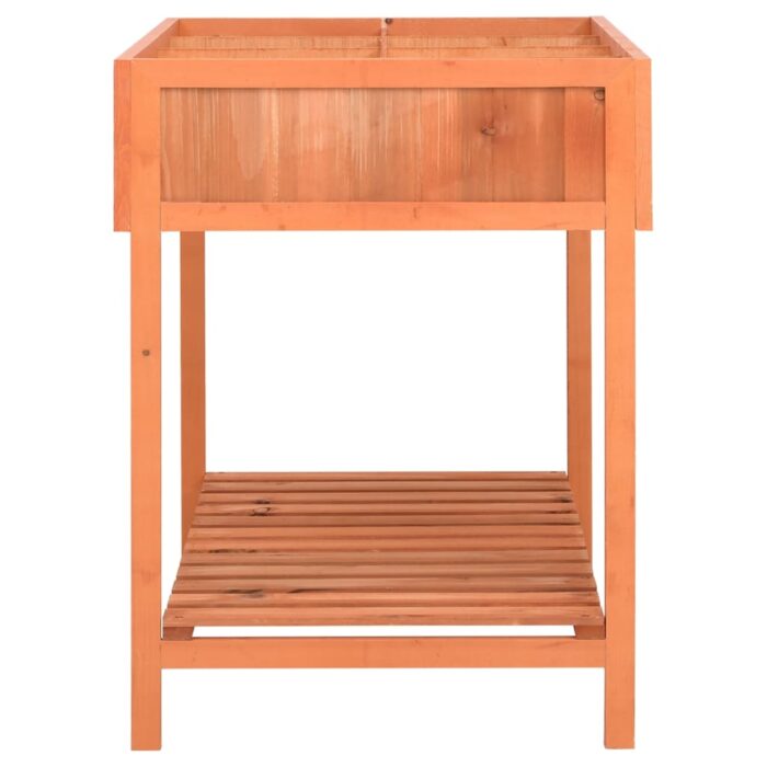 Jardinière à herbes 80x60x80 cm Bois de sapin massif – Image 2
