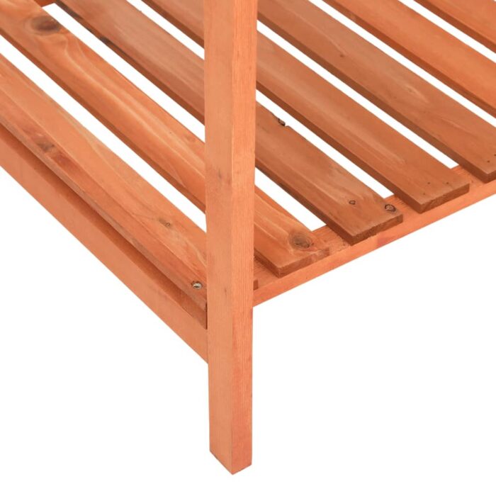 Jardinière à herbes 80x60x80 cm Bois de sapin massif – Image 4