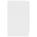 Tables de chevet 2 pcs Blanc 38x35x56 cm Bois d'ingénierie – Image 4