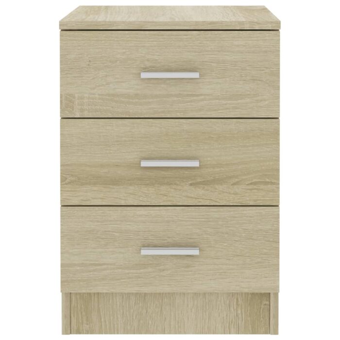 Table de chevet Chêne Sonoma 38x35x56 cm Bois d'ingénierie – Image 2
