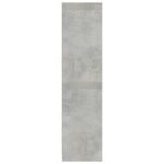 Garde-robe Gris béton 100x50x200 cm Bois d'ingénierie – Image 3