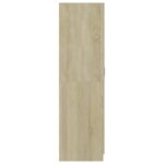 Garde-robe Chêne sonoma 80x52x180 cm Bois d’ingénierie – Image 5