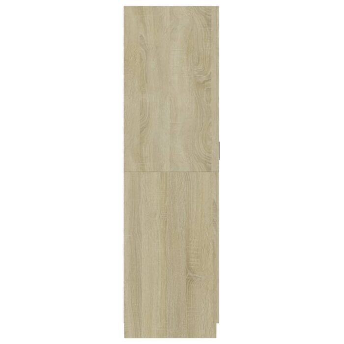 Garde-robe Chêne sonoma 80x52x180 cm Bois d’ingénierie – Image 5