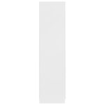 Garde-robe Blanc 90x52x200 cm Bois d’ingénierie – Image 5