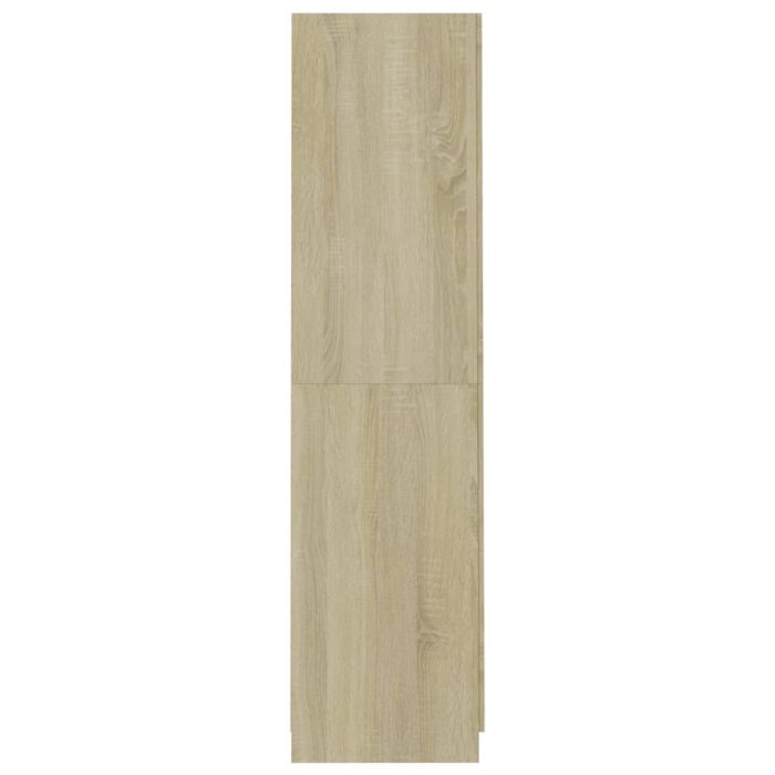 Garde-robe Chêne sonoma 90x52x200 cm Bois d’ingénierie – Image 5