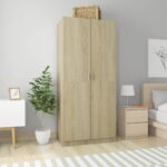 Garde-robe Chêne sonoma 90x52x200 cm Bois d’ingénierie