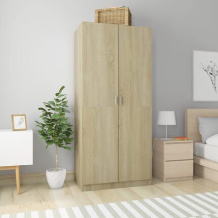 Garde-robe Chêne sonoma 90x52x200 cm Bois d’ingénierie
