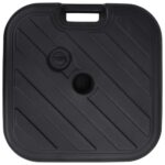 Socle de parasol Rempli de sable/d'eau 24 L Noir – Image 2