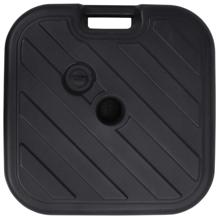 Socle de parasol Rempli de sable/d'eau 24 L Noir – Image 2