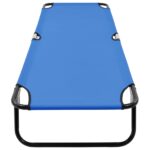 Chaise longue pliable Bleu Acier – Image 4