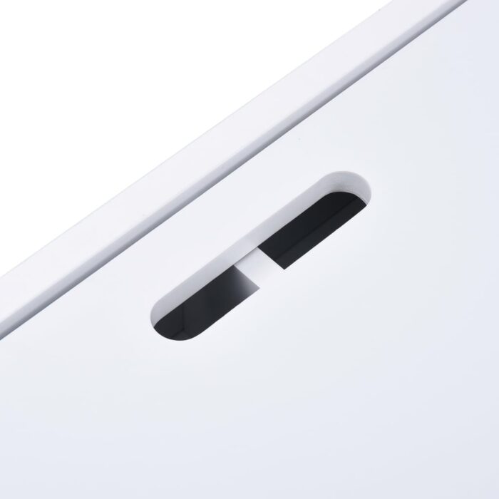 Ensemble de table et chaises pour enfants 3 pcs Noir et blanc – Image 10