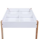 Ensemble de table et chaises pour enfants 3 pcs Noir et blanc – Image 8