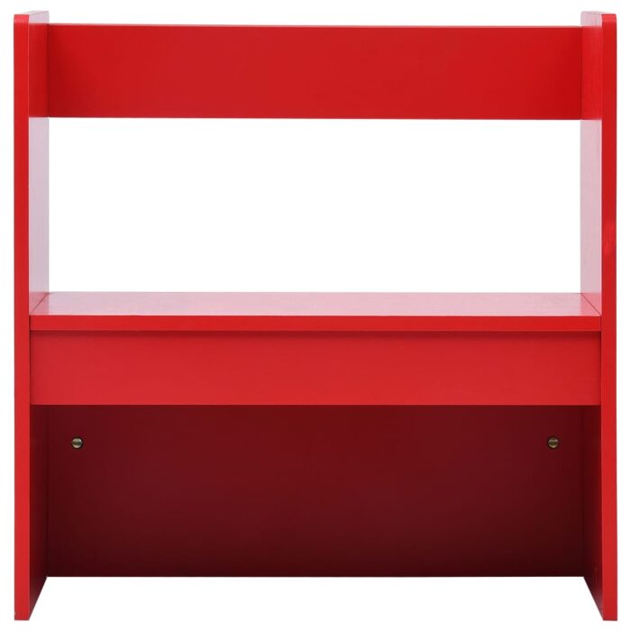 Jeu de table et chaises d'enfants 3 pcs Camion de pompiers Bois – Image 12