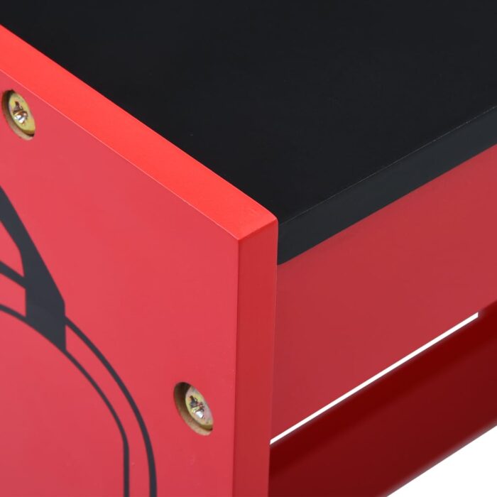 Jeu de table et chaises d'enfants 3 pcs Camion de pompiers Bois – Image 5