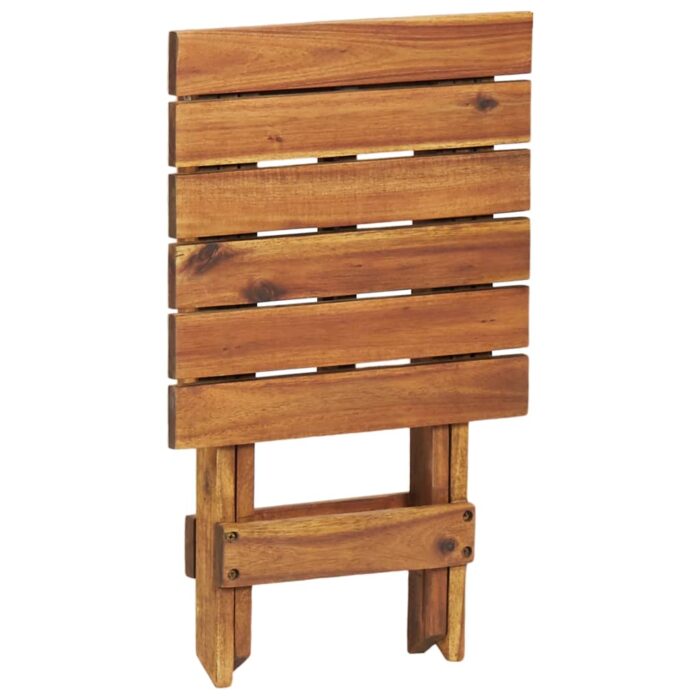 Support pour plantes 30x30x38 cm Bois d'acacia solide – Image 3