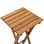 Support pour plantes 30x30x38 cm Bois d'acacia solide – Image 4