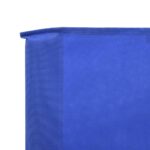 Paravent 6 panneaux Tissu 800 x 80 cm Bleu azuré – Image 3