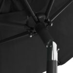 Parasol Anthracite 200x224 cm Aluminium – Image 4