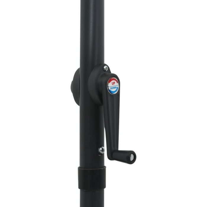 Parasol Anthracite 200x224 cm Aluminium – Image 5