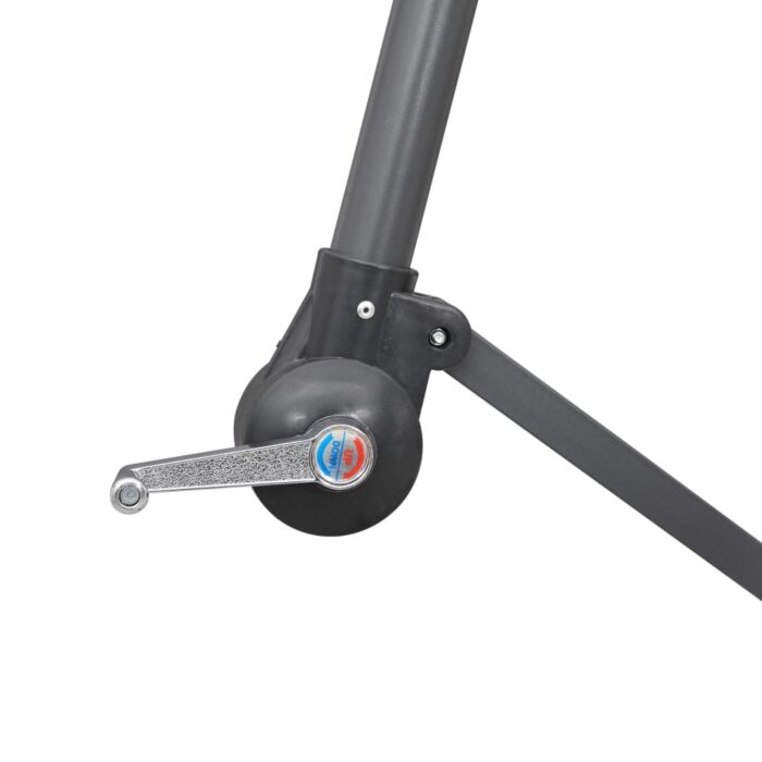 Parasol suspendu avec poteau bordeaux 3 m – Image 5