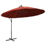 Parasol suspendu avec poteau terre cuite 3 m – Image 2