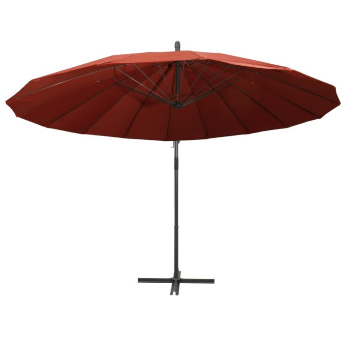 Parasol suspendu avec poteau terre cuite 3 m – Image 3
