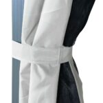 Tonnelle avec rideau 300x300 cm Crème Aluminium – Image 6