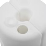 Poids de tonnelle 4 pcs PE Blanc – Image 5