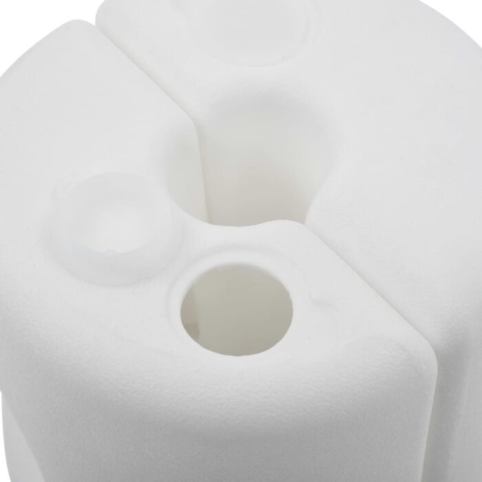 Poids de tonnelle 4 pcs PE Blanc – Image 5