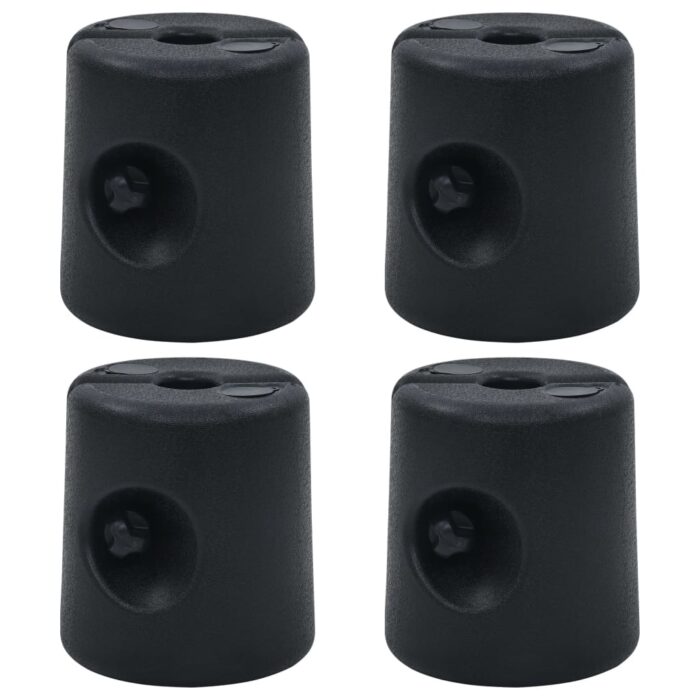 Poids de tonnelle 4 pcs PE Noir – Image 2